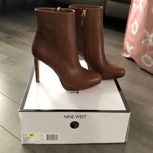 Nine West platform booties